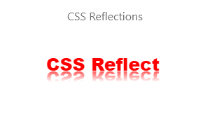 CSS Reflections Generator
