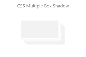 CSS Multiple Box Shadow