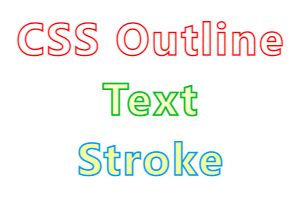 CSS Text Stroke