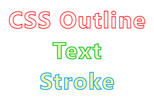 CSS | Text Outline Border Style