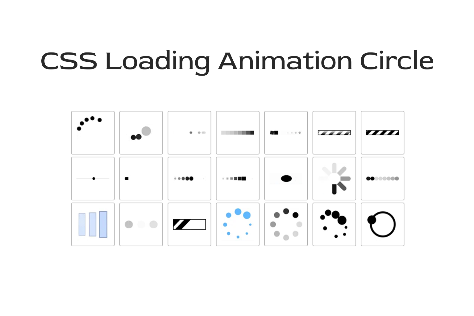 Generate Online CSS Loading animation circle