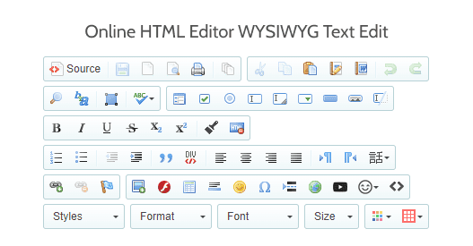 Free Online HTML Editor | WYSIWYG Text Edit