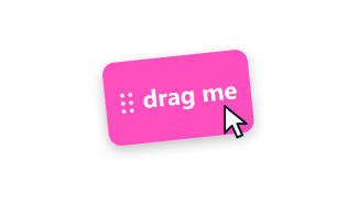 JavaScript draggable element library preview