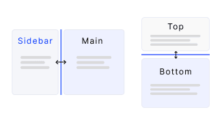JavaScript split pane library preview