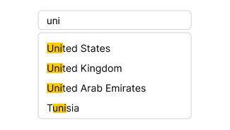 JavaScript autocomplete library preview