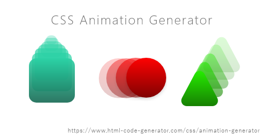 CSS Animation code generator | Bounce Flash Fade animation